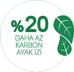daha az karbon ayak izi
